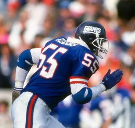 GARY REASONS New York Giants 1988 Throwback Home NFL Football Jersey 