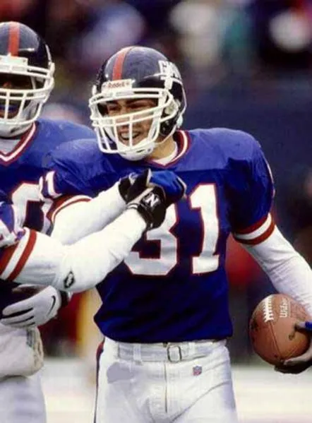 JASON SEHORN New York Giants 1997 Throwback Home NFL Football Jersey 