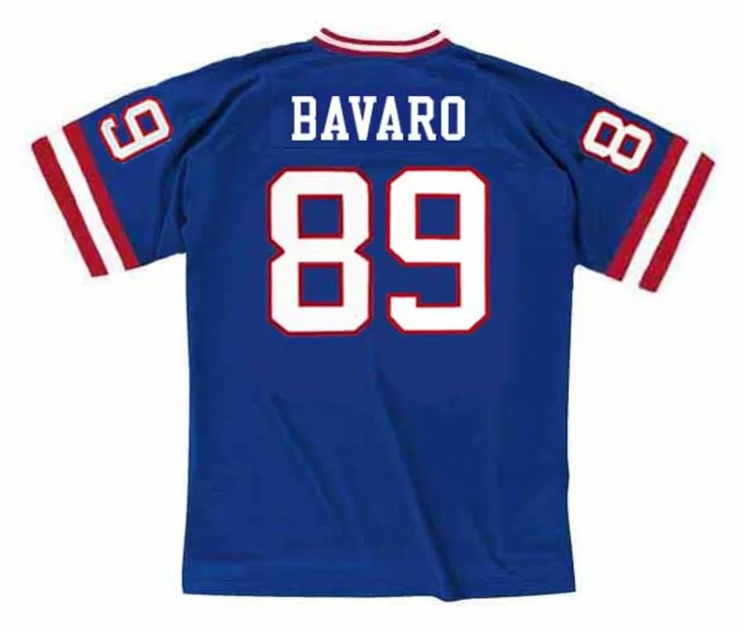 MARK BAVARO New York Giants 1988 Throwback Home NFL Football Jersey 