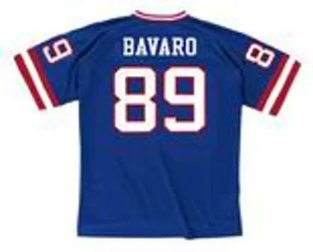 MARK BAVARO New York Giants 1988 Throwback Home NFL Football Jersey 