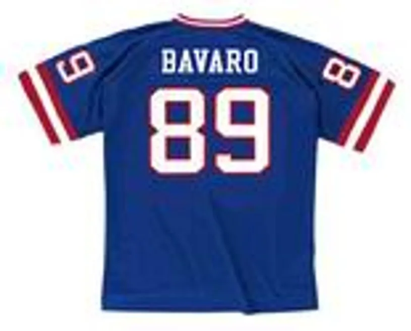 MARK BAVARO New York Giants 1988 Throwback Home NFL Football Jersey 