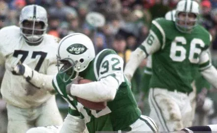 EMERSON BOOZER New York Jets 1970’s Throwback NFL Football Jersey 