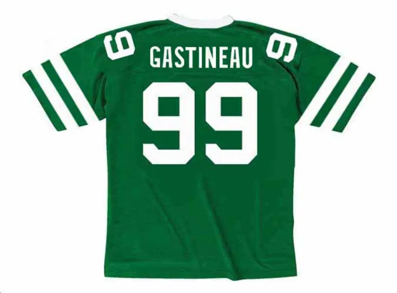 MARK GASTINEAU New York Jets 1984 Throwback Home NFL Football Jersey 