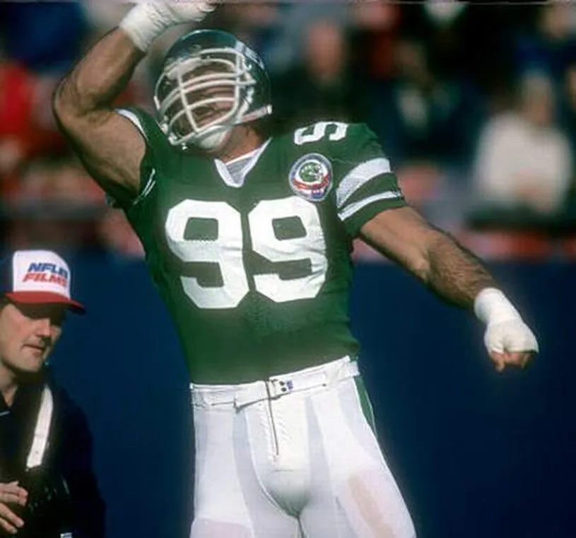 MARK GASTINEAU New York Jets 1984 Throwback Home NFL Football Jersey 