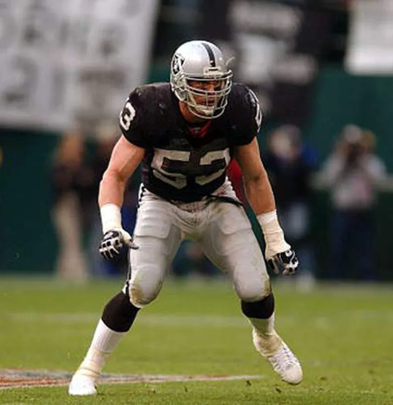 BILL ROMANOWSKI Oakland Raiders 2002 Home Throwback NFL Football Jersey 