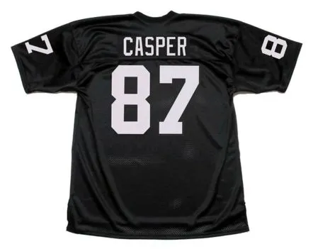 DAVE CASPER Oakland Raiders 1976 Throwback Home NFL Football Jersey 