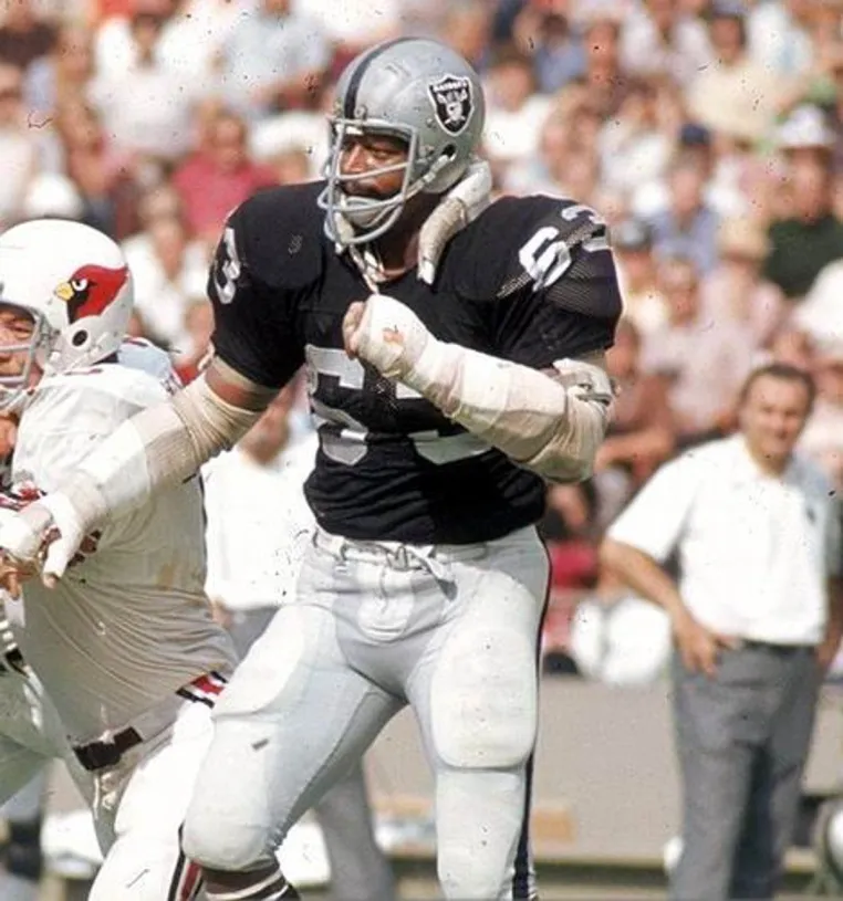 GENE UPSHAW Oakland Raiders 1976 Throwback Home NFL Football Jersey 