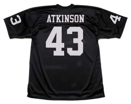 GEORGE ATKINSON Oakland Raiders 1970 Throwback Home NFL Football Jersey 