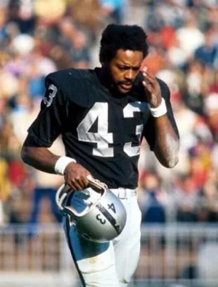 GEORGE ATKINSON Oakland Raiders 1970 Throwback Home NFL Football Jersey 