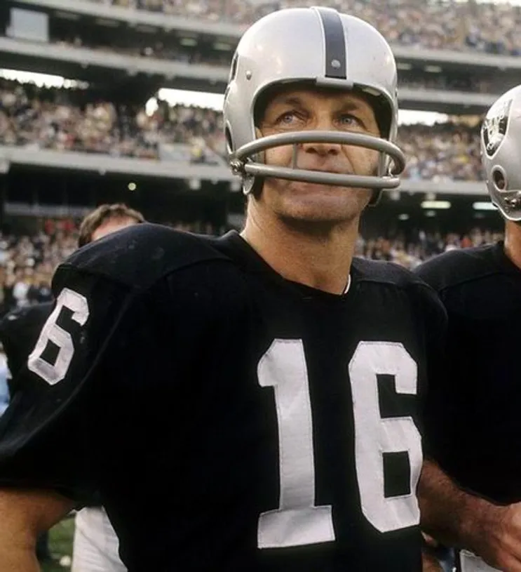 GEORGE BLANDA Oakland Raiders 1970 Throwback Home NFL Football Jersey 