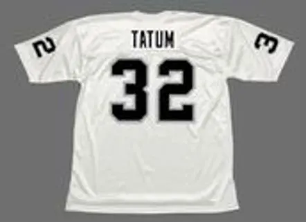 JACK TATUM Oakland Raiders 1976 Away Throwback NFL Football Jersey 
