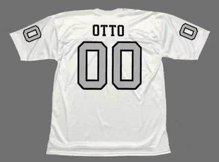 JIM OTTO Oakland Raiders 1970 Away Throwback NFL Football Jersey 