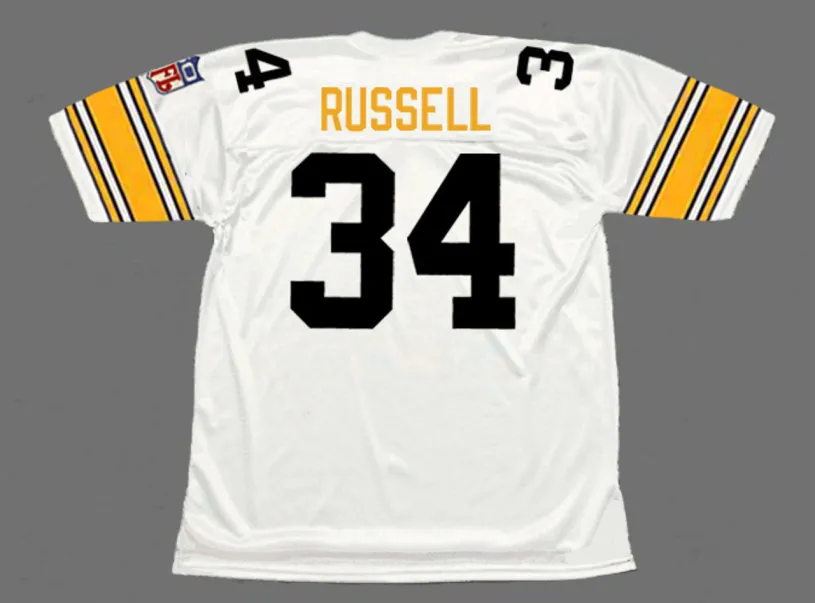 ANDY RUSSELL Pittsburgh Steelers 1969 Throwback NFL Football Jersey 