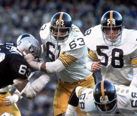 ERNIE HOLMES Pittsburgh Steelers 1975 Away NFL Football Throwback Jersey 