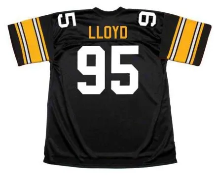 GREG LLOYD Pittsburgh Steelers 1989 Throwback Home NFL Football Jersey 