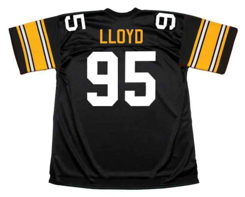 GREG LLOYD Pittsburgh Steelers 1989 Throwback Home NFL Football Jersey 