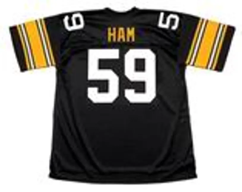JACK HAM Pittsburgh Steelers 1979 Throwback Home NFL Football Jersey 