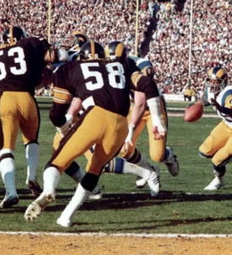 JACK LAMBERT Pittsburgh Steelers 1979 Throwback Home NFL Football Jersey 