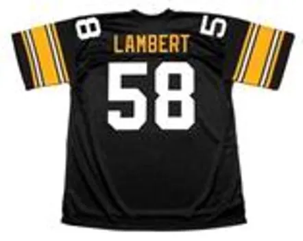 JACK LAMBERT Pittsburgh Steelers 1979 Throwback Home NFL Football Jersey 