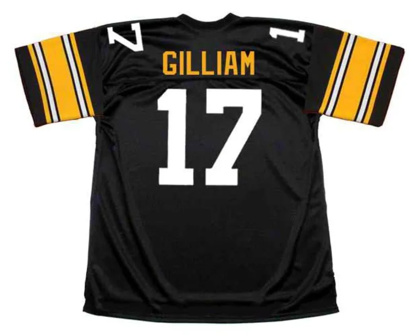 JOE GILLIAM Pittsburgh Steelers 1974 Home NFL Football Throwback Jersey 