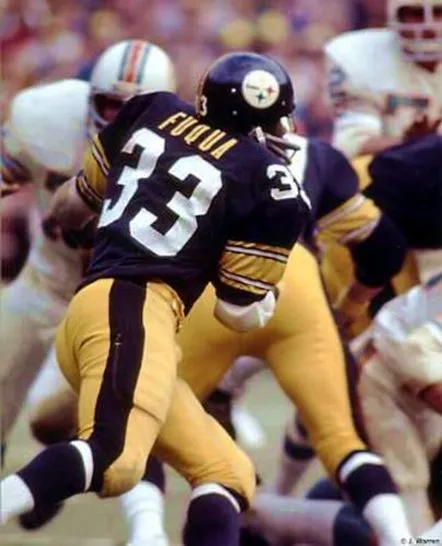 JOHN “FRENCHY” FUQUA Pittsburgh Steelers 1975 Throwback Home NFL Football Jersey 