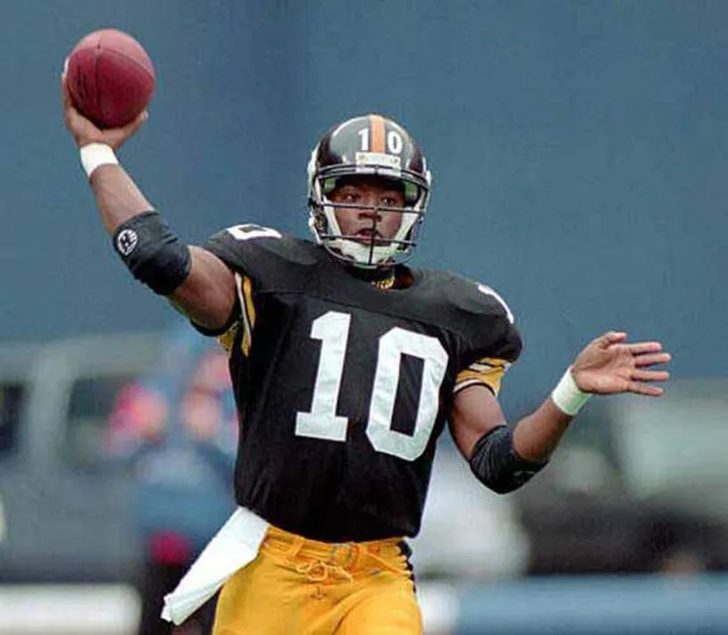 KORDELL STEWART Pittsburgh Steelers 1996 Throwback Home NFL Football Jersey 