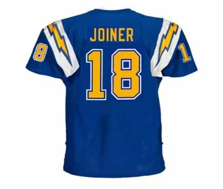 CHARLIE JOINER San Diego Chargers 1979 Throwback NFL Football Jersey 