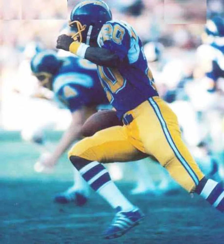 JOHNNY RODGERS San Diego Chargers 1977 Throwback NFL Football Jersey 