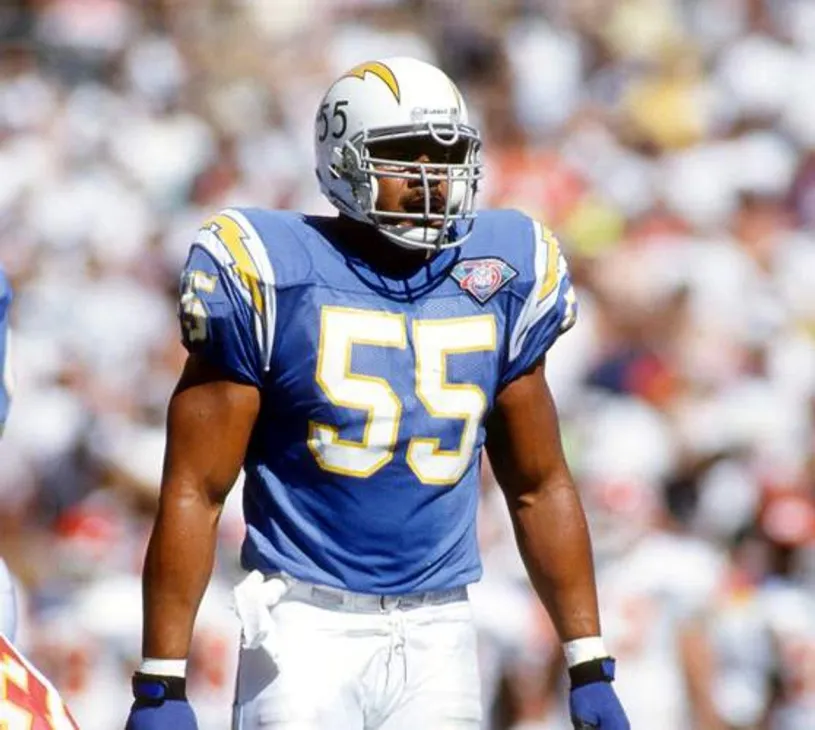 JUNIOR SEAU San Diego Chargers 1994 Throwback Home NFL Football Jersey 