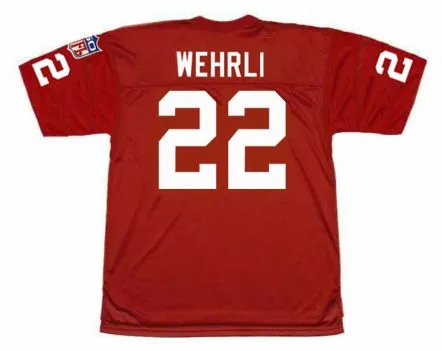 ROGER WEHRLI St. Louis Cardinals 1969 Throwback NFL Football Jersey 