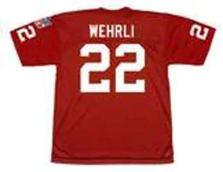 ROGER WEHRLI St. Louis Cardinals 1969 Throwback NFL Football Jersey 