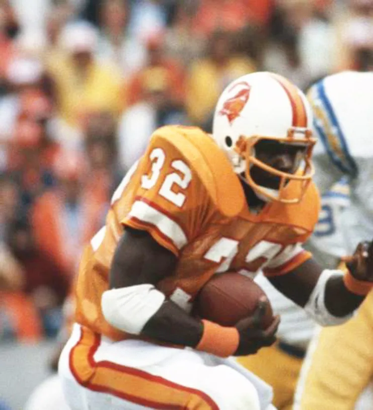 JAMES WILDER Tampa Bay Buccaneers 1984 Home Throwback NFL Football Jersey 