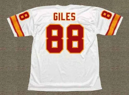 JIMMIE GILES Tampa Bay Buccaneers 1982 Away Throwback NFL Football Jersey 