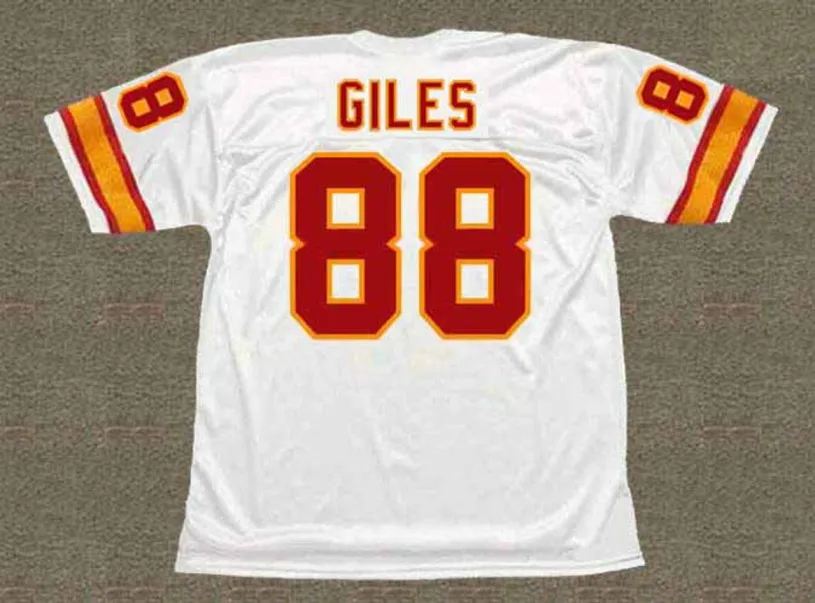 JIMMIE GILES Tampa Bay Buccaneers 1982 Away Throwback NFL Football Jersey 