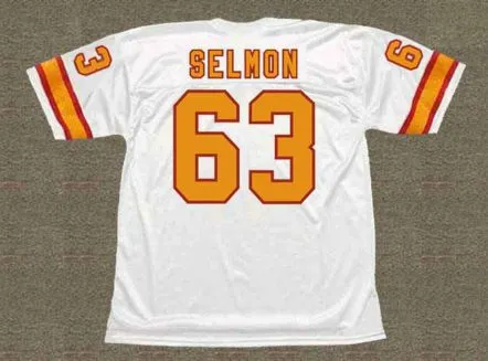 LEE ROY SELMON Tampa Bay Buccaneers 1976 Throwback NFL Football Jersey 