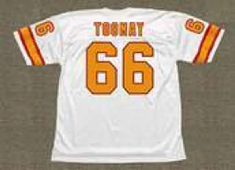 PAT TOOMAY Tampa Bay Buccaneers 1976 Throwback NFL Football Jersey 