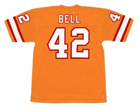 RICKY BELL Tampa Bay Buccaneers 1979 Home Throwback NFL Football Jersey 