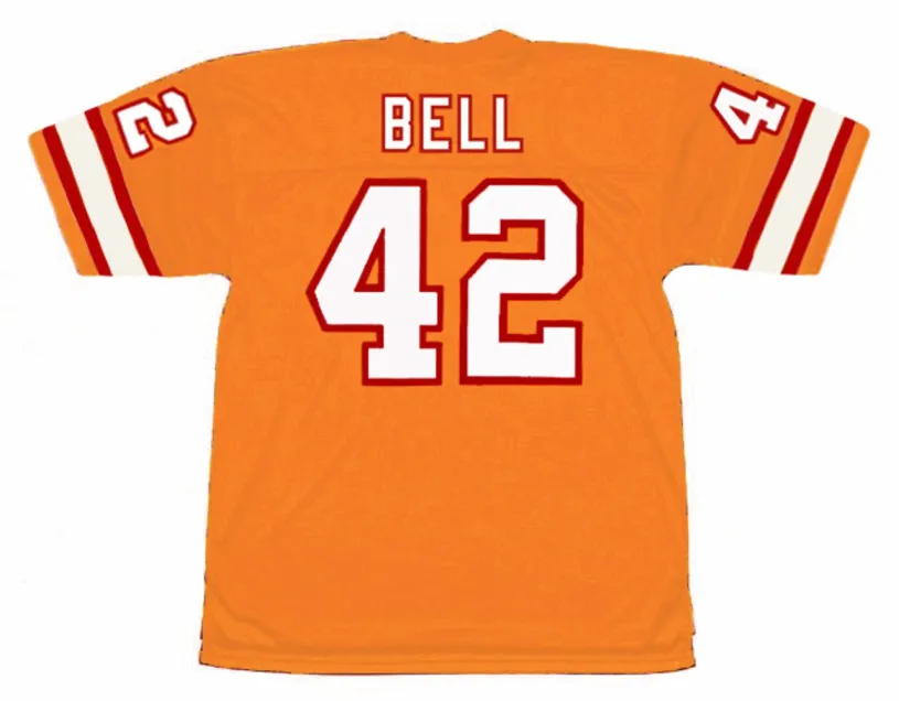 RICKY BELL Tampa Bay Buccaneers 1979 Home Throwback NFL Football Jersey 