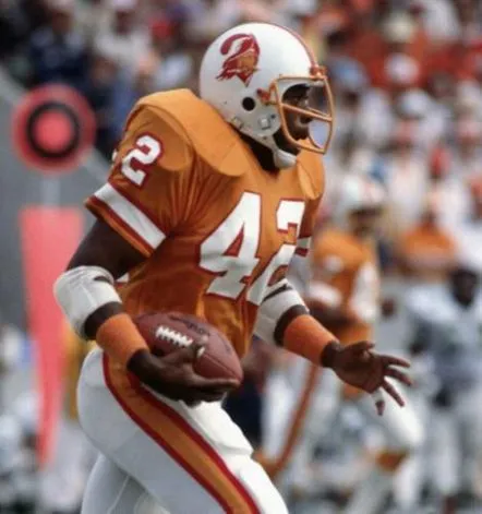 RICKY BELL Tampa Bay Buccaneers 1979 Home Throwback NFL Football Jersey 