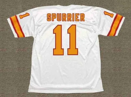 STEVE SPURRIER Tampa Bay Buccaneers 1976 Away Throwback NFL Football Jersey 