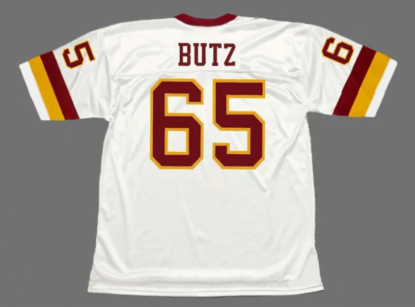 DAVE BUTZ Washington Redskins 1982 Throwback NFL Football Jersey 