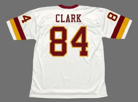 GARY CLARK Washington Redskins 1987 Throwback NFL Football Jersey 