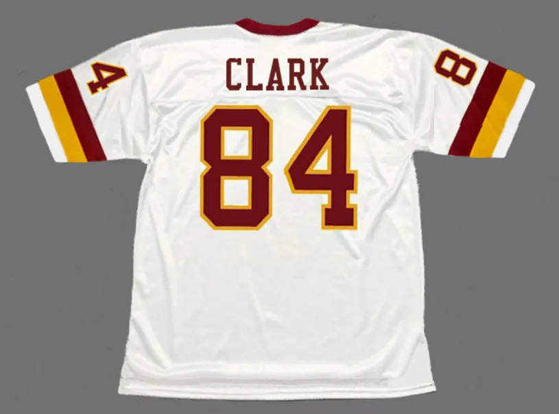 GARY CLARK Washington Redskins 1987 Throwback NFL Football Jersey 
