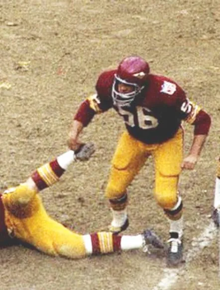 LEN HAUSS Washington Redskins 1969 Throwback NFL Football Jersey 