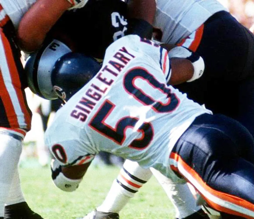 MIKE SINGLETARY Chicago Bears 1983 Throwback NFL Football Jersey 