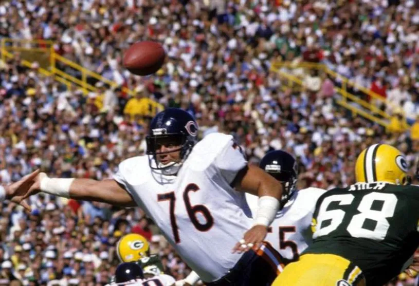 STEVE McMICHAEL Chicago Bears 1983 Throwback NFL Football Jersey 