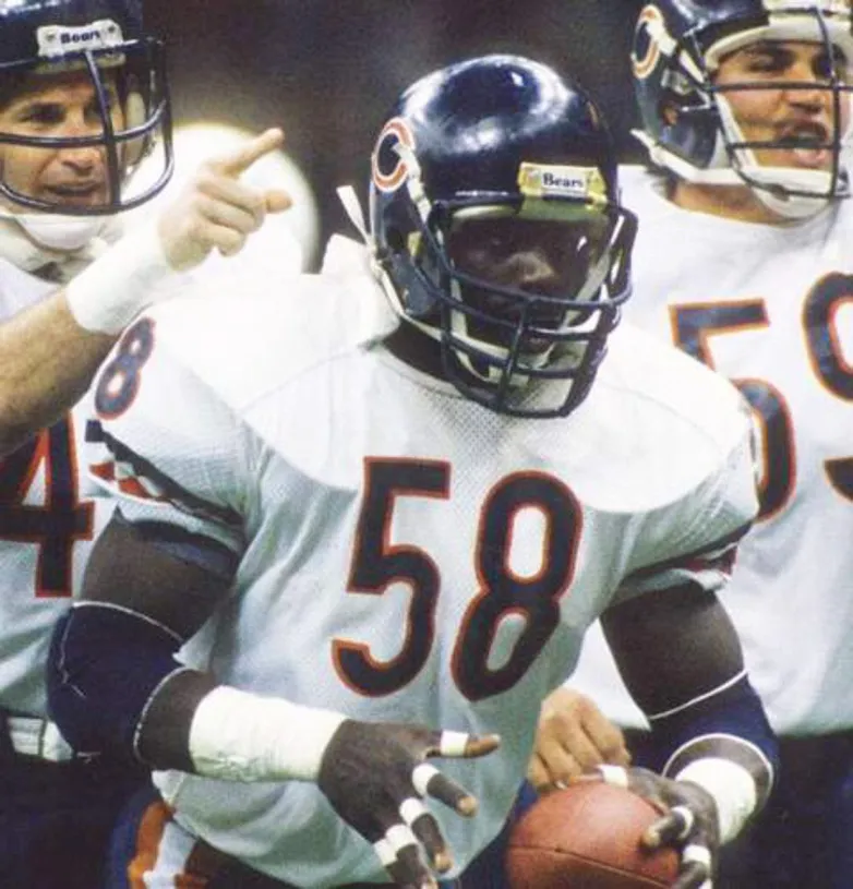 WILBER MARSHALL Chicago Bears 1984 Throwback NFL Football Jersey 