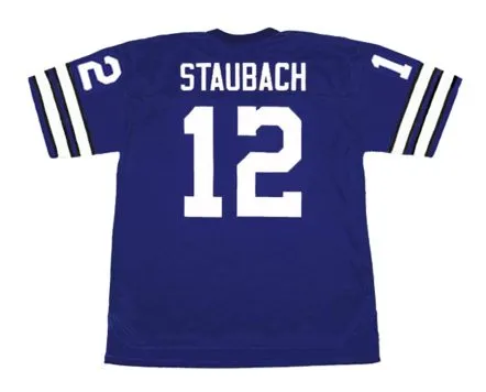 ROGER STAUBACH Dallas Cowboys 1973 Throwback NFL Football Jersey 