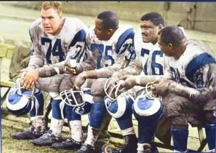 ROSEY GRIER Los Angeles Rams 1960’s Throwback NFL Football Jersey 