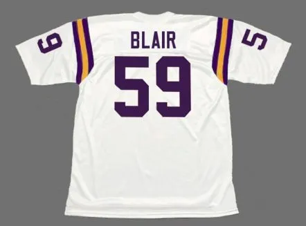MATT BLAIR Minnesota Vikings 1979 Away Throwback NFL Football Jersey 